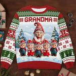 Custom Name Christmas Gifts for Grandma - Personalized Sweatshirt