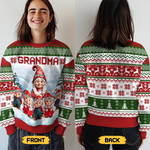 Custom Name Christmas Gifts for Grandma - Personalized Sweatshirt