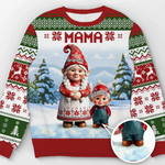 Custom Name Christmas Gifts for Grandma - Personalized Sweatshirt