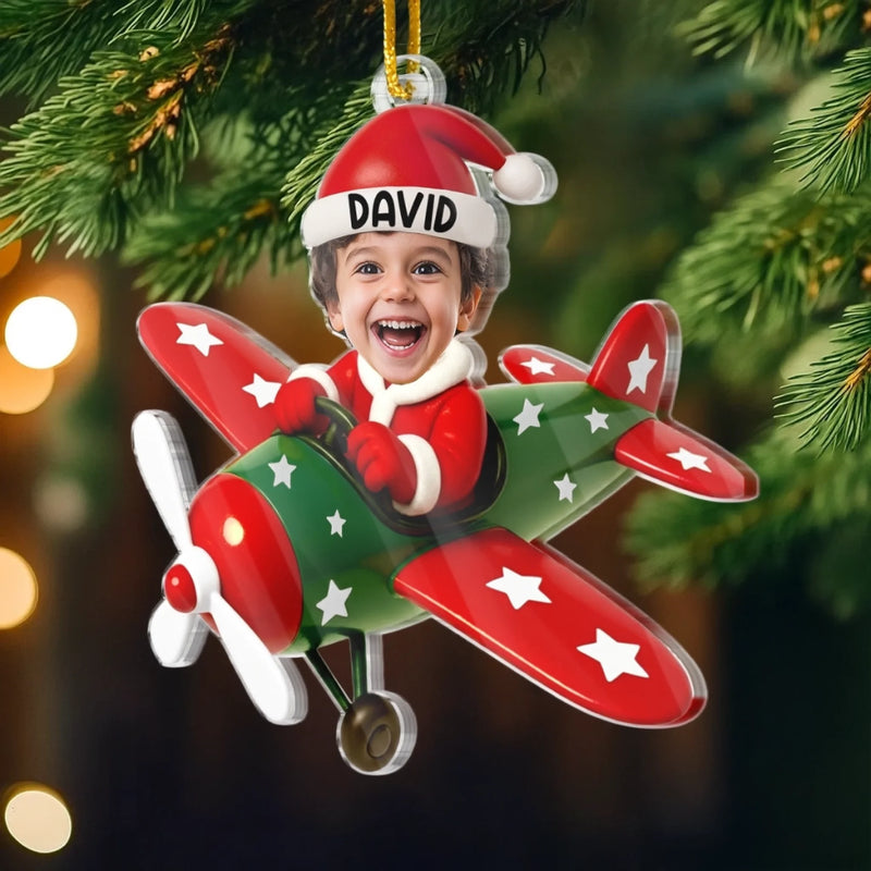 Custom Photo Acrylic Ornament - Personalized Christmas Birthday Gifts For Kids - Little Joy Big Love