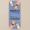 Custom Leather Magnetic Bookmark - Personalized  Bookish Gifts For Book Lovers, Bookworms, Dog Dad And Mom - Paws Off My Page