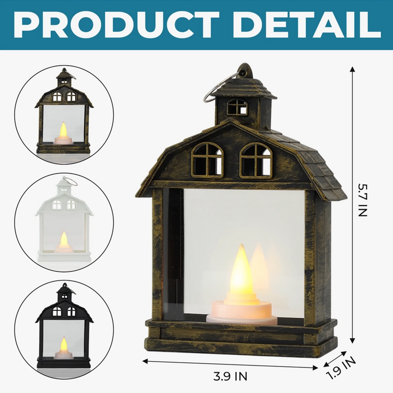 Custom LED House Lantern Light - Personalized Christmas Birthday Gifts For Mom, Dad, Brother, Sister, Kids - Always In Our Hearts And Thoughts