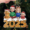 Custom Acrylic Ornament - Personalized Christmas Birthday Gifts For Dog Cat Lovers, Dog Dad And Mom, Cat Owners - Our Love Our Christmas