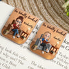 Custom Leather Magnetic Bookmark - Personalized  Bookish Gifts For Book Lovers, Bookworms, Readers - Between Pages Magic