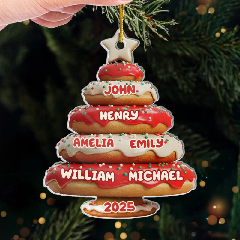 Custom Acrylic Ornament - Personalized Christmas Birthday Gifts For Mom, Dad, Brother, Sister, Kids - Home Filled With Love