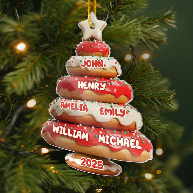 Custom Acrylic Ornament - Personalized Christmas Birthday Gifts For Mom, Dad, Brother, Sister, Kids - Home Filled With Love