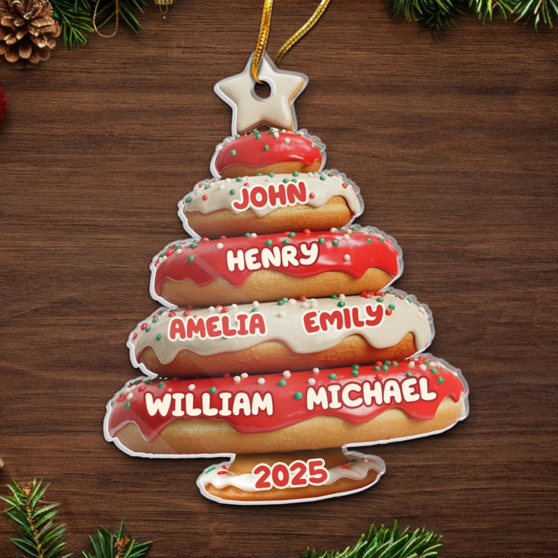 Custom Acrylic Ornament - Personalized Christmas Birthday Gifts For Mom, Dad, Brother, Sister, Kids - Home Filled With Love