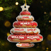 Custom Acrylic Ornament - Personalized Christmas Birthday Gifts For Mom, Dad, Brother, Sister, Kids - Home Filled With Love