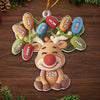 Custom Crochet Acrylic Ornament - Personalized Christmas Birthday Gifts For Mom, Dad, Brother, Sister, Kids - Loops Of Joy
