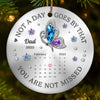 Custom Cardinal Ceramic Ornament - Personalized Christmas Memorial Sympathy Gifts For Loss Of Mom, Dad - A Life Remembered With Endless Love