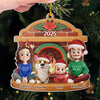 Custom Acrylic Ornament - Personalized Christmas Birthday Gifts For Family, Dog Cat Lovers - Joy Begins At Home