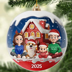 Custom Name Christmas Family Gifts - Personalized Ornament