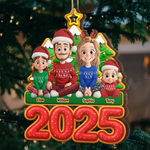 Custom Name Christmas Family Gifts - Personalized Ornament