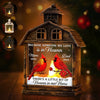 Custom Cardinal LED House Lantern Light - Personalized Christmas Memorial Sympathy Gifts For Loss Of Mom, Dad - A Beautiful Life Forever Remembered