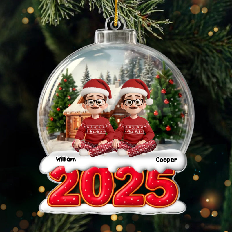 Custom Acrylic Ornament - Personalized Christmas Birthday Gifts For Family, Dog Cat Lovers - Where Love Resides