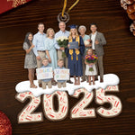 Custom Photo Acrylic Ornament - Personalized Christmas Birthday Gifts For Mom, Dad, Brother, Sister, Kids - All We Need Is Us