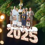 Custom Photo Acrylic Ornament - Personalized Christmas Birthday Gifts For Mom, Dad, Brother, Sister, Kids - All We Need Is Us