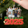 Custom Photo Acrylic Ornament - Personalized Christmas Birthday Gifts For Mom, Dad, Brother, Sister, Kids - Season Of Our Love