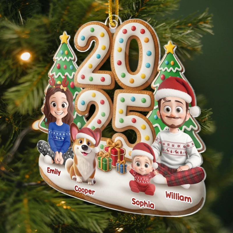Custom Acrylic Ornament - Personalized Christmas Birthday Gifts For Family, Dog Cat Lovers - Holiday Memories