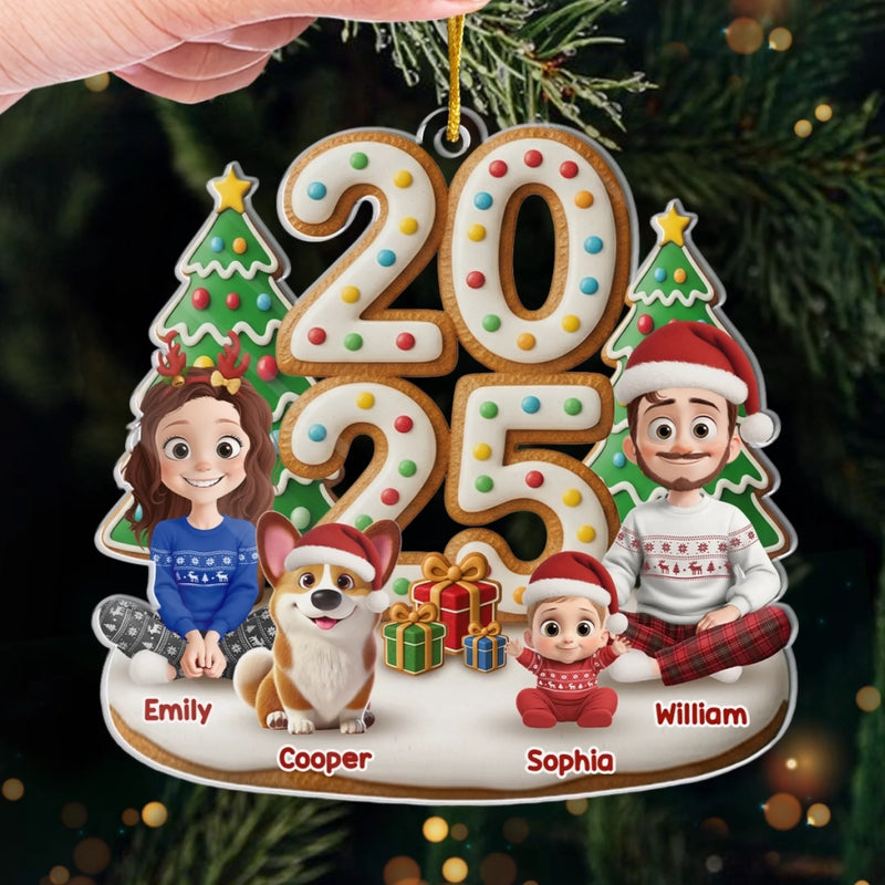 Custom Acrylic Ornament - Personalized Christmas Birthday Gifts For Family, Dog Cat Lovers - Holiday Memories