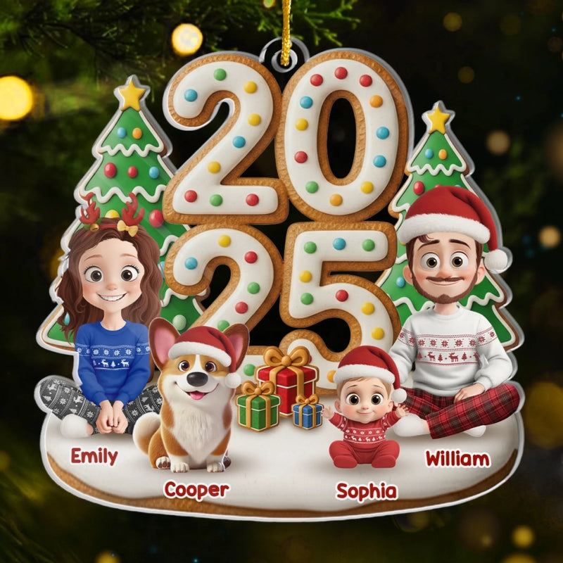 Custom Acrylic Ornament - Personalized Christmas Birthday Gifts For Family, Dog Cat Lovers - Holiday Memories