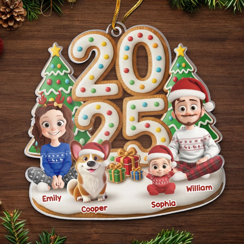 Custom Acrylic Ornament - Personalized Christmas Birthday Gifts For Family, Dog Cat Lovers - Holiday Memories
