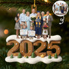 Custom Photo Acrylic Ornament - Personalized Christmas Birthday Gifts For Mom, Dad, Brother, Sister, Kids - Cozy Xmas Crew