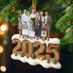 Custom Photo Acrylic Ornament - Personalized Christmas Birthday Gifts For Mom, Dad, Brother, Sister, Kids - Cozy Xmas Crew