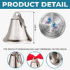Custom Bell Ornament With Charms - Personalized Memorial Sympathy Gifts For Loss Of Mom, Dad - Your Light Still Guides My Way