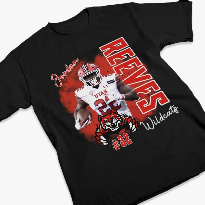 Custom Photo Player Football T-shirt, Hoodie - Personalized Gift For Birthday, Football Football Lovers, NFL Fans, Sport Lovers, Senior Graduation Gift - Tackle Every Challenge