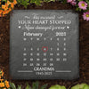 Custom Square Shaped Memorial Stone - Personalized Memorial Sympathy Gifts For Loss Of Mom, Dad - Never Gone Always Here