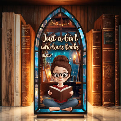 Custom Book Nook With Candle - Personalized Bookish Gifts For Book Lovers, Bookworms, Readers - The Bookworm Life Chose Me