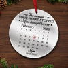 Custom Mirrored Acrylic Ornament - Personalized Memorial Sympathy Gifts For Loss Of Mom, Dad - Your Presence Still Glows