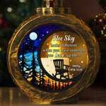 Custom Name Memorial Christmas Gifts - Personalized Candlelight Lantern Ornament