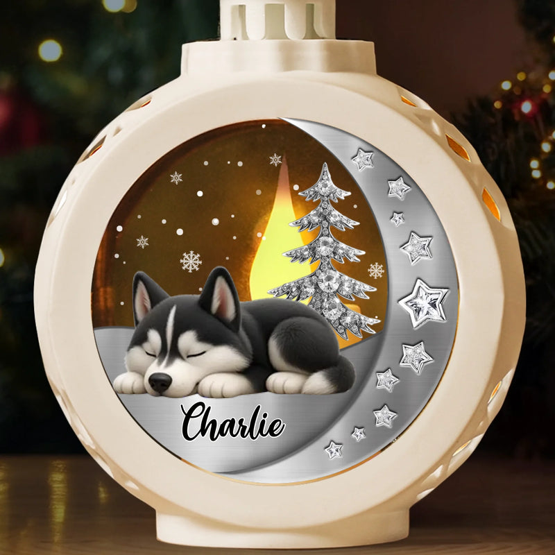 Custom Candlelight Lantern Ornament - Personalized Pet Christmas Memorial Sympathy Gifts For Dogs - Always Loved Beyond The Paw Prints