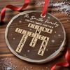 Custom Scrabble Circle Glass Ornament - Personalized Christmas Birthday Gifts For Grandpa, Grandma - Gifts Of Love Await