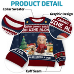 Custom Unisex Ugly Sweatshirt - Personalized  Christmas Birthday Gifts For Dog Lovers, Dog Dad And Mom - Santa’s Real Favorite