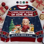 Custom Unisex Ugly Sweatshirt - Personalized  Christmas Birthday Gifts For Dog Lovers, Dog Dad And Mom - Santa’s Real Favorite