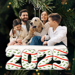 Custom Photo Acrylic Ornament - Personalized Christmas Birthday Gifts For Family, Dog Cat Lovers - Our Golden Moments