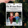 Custom Acrylic Ornament - Personalized Best Friend Christmas Birthday Gifts For Women, Besties, Sisters, BFF - Our Bond Our Magic