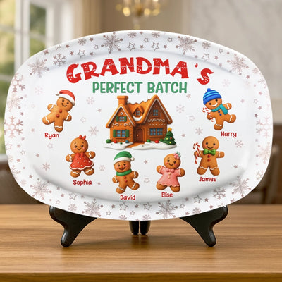 Custom Platter - Personalized Christmas Birthday Gifts For Mom, Grandma - Love Served Here
