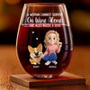 Custom Wine Glass - Personalized Birthday Gifts For Gifts For Dog Lovers, Dog Dad And Mom - Fur Baby My Cheers