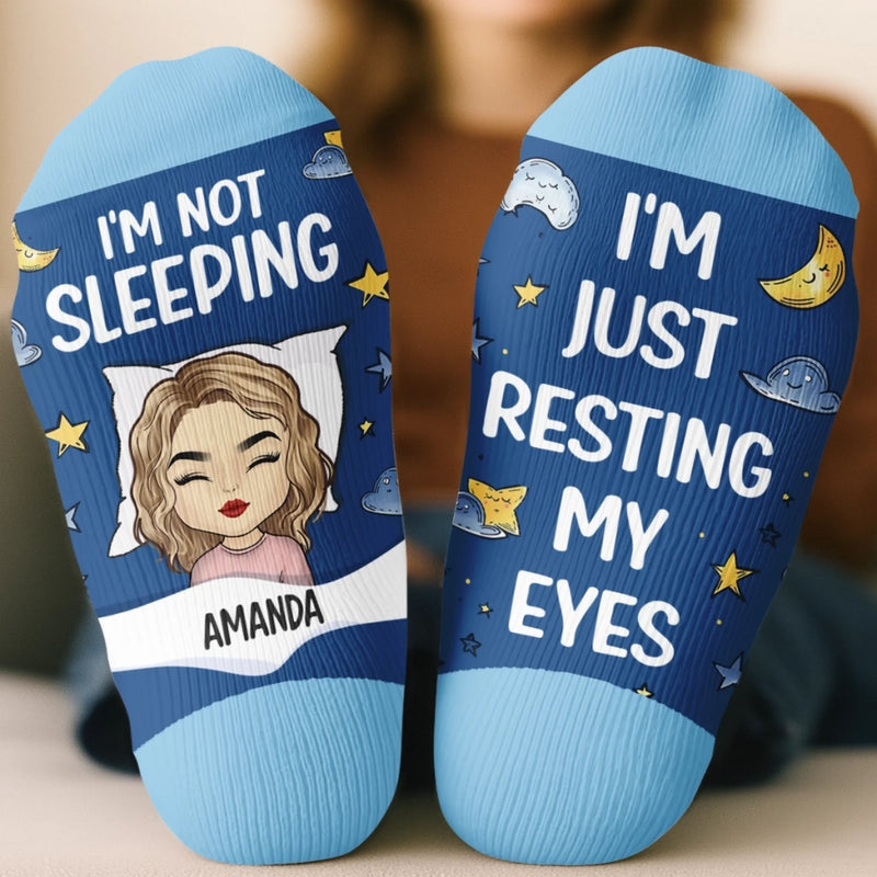 Custom Crew Socks - Personalized Birthday Gifts For Besties, Sisters, BFF, Family, Yourself - You Deserve Warm Toes