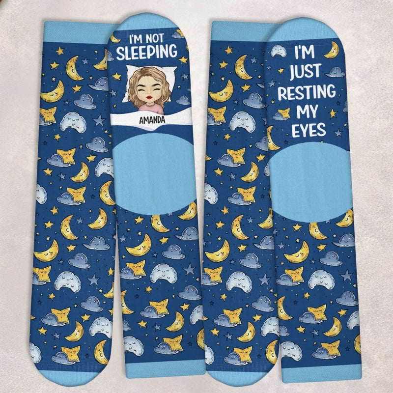 Custom Crew Socks - Personalized Birthday Gifts For Besties, Sisters, BFF, Family, Yourself - You Deserve Warm Toes