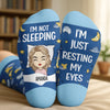 Custom Crew Socks - Personalized Birthday Gifts For Besties, Sisters, BFF, Family, Yourself - You Deserve Warm Toes