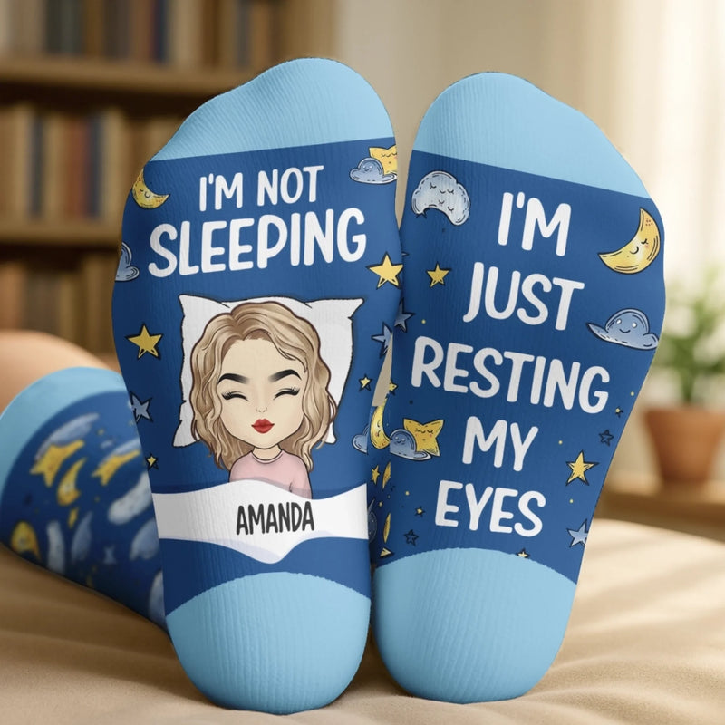 Custom Crew Socks - Personalized Birthday Gifts For Besties, Sisters, BFF, Family, Yourself - You Deserve Warm Toes