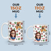 Custom Mug - Personalized Birthday Gifts For Dog Lovers, Dog Dad And Mom - More Dogs Less Worries