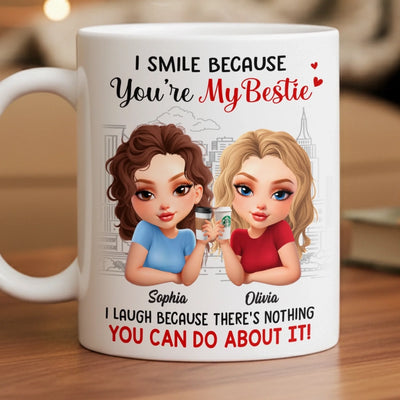 Custom Mug - Personalized Best Friend Birthday Gifts For Women, Besties, Sisters, BFF - Too Much Fun To Handle