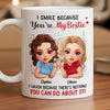 Custom Mug - Personalized Best Friend Birthday Gifts For Women, Besties, Sisters, BFF - Too Much Fun To Handle