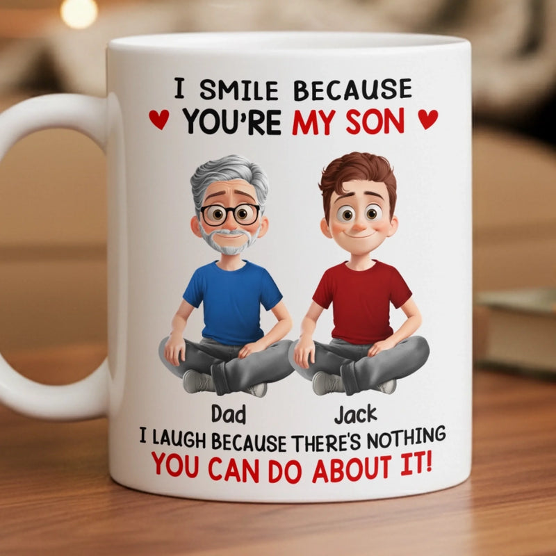 Custom Mug - Personalized Birthday Gifts For Mom, Dad, Son - Home Brewed With Love
